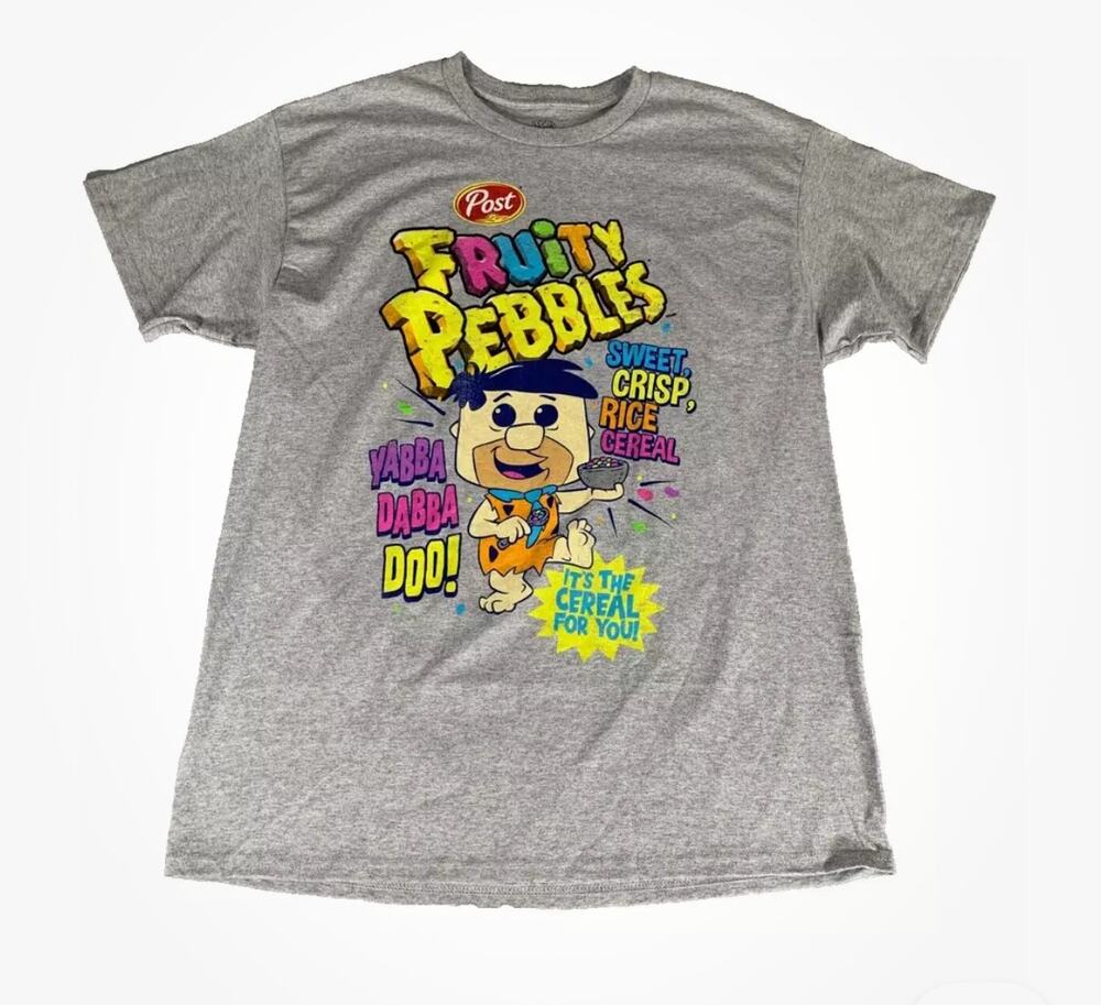 NWT Small Funko Pop Tee Fruity Pebbles Flintstones Gamestop Ad Icons T Shirt